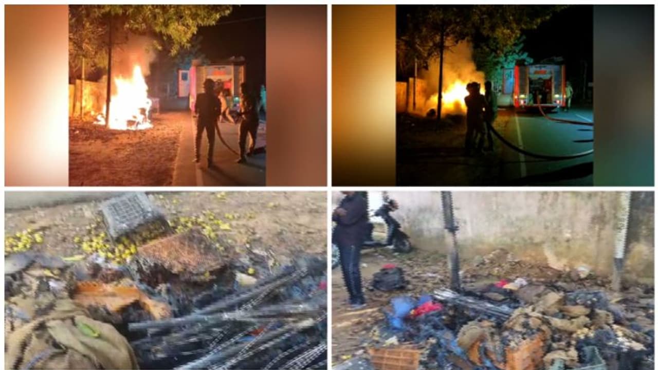 വഴിയോരക്കച്ചവട കടയിൽ തീപിടുത്തം, 30000 രൂപയുടെ നഷ്ടമെന്ന് ഉടമ, അന്വേഷണം ആരംഭിച്ച് പൊലീസ്