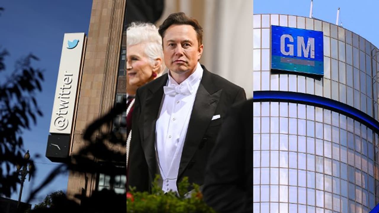 മസ്കിന്റെ ഏറ്റെടുക്കലിന് പിന്നാലെ ട്വിറ്ററിന് പരസ്യങ്ങള് നല്കുന്നത് നിര്ത്തി ജനറല് മോട്ടോര്സ് മസ്കിന്റെ ഏറ്റെടുക്കലിന് പിന്നാലെ ട്വിറ്ററിന് പരസ്യങ്ങള് നല്കുന്നത് നിര്ത്തി ജനറല് മോട്ടോര്സ്