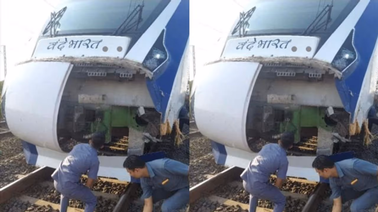 আবারও দুর্ঘটনার কবলে বন্দে ভারত এক্সপ্রেস, এবারও ক্ষতিগ্রস্ত ট্রেনের সামনের অংশ