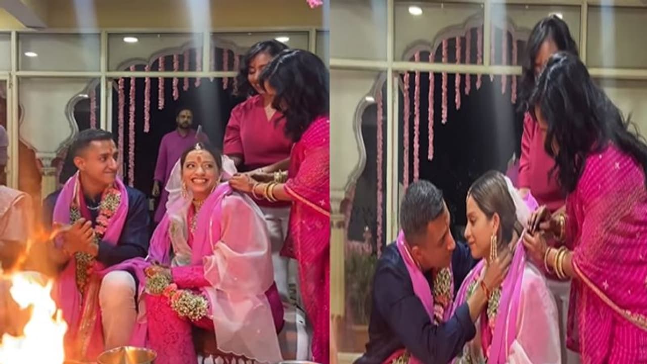 पंडितजी के सामने दुल्हन ने दूल्हे के साथ की ऐसी हरकत, फैमिली रह गई दंग, Video देख बोले लोग सुहागरात से पहले... पंडितजी के सामने दुल्हन ने दूल्हे के साथ की ऐसी हरकत, फैमिली रह गई दंग, Video देख बोले लोग सुहागरात से पहले...