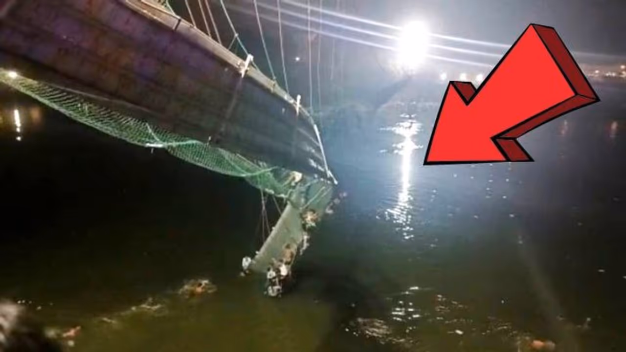 கேபிள் தொங்கு பாலம் அறுந்து விழுந்து விபத்து.. பலி எண்ணிக்கை 132ஆக உயர்வு