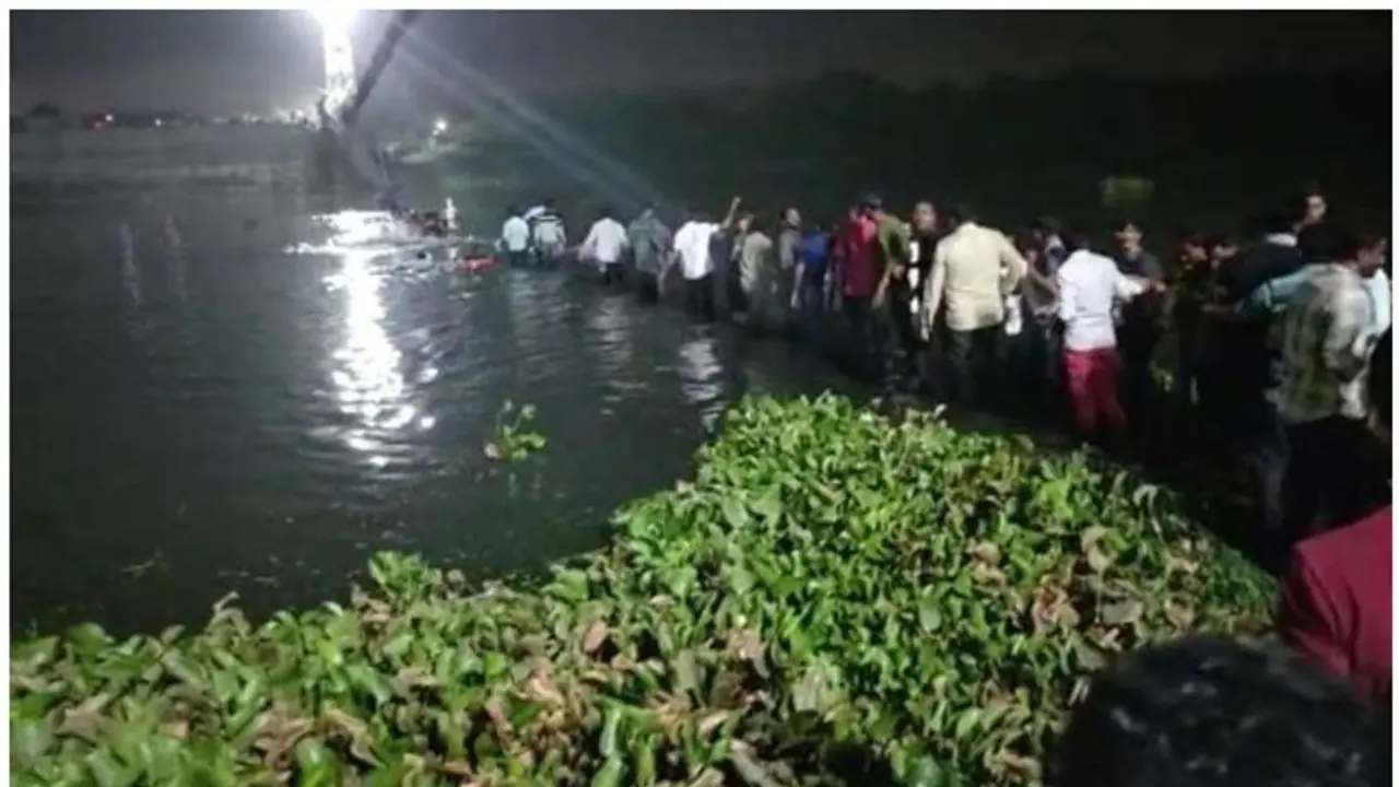 ഗുജറാത്തിൽ തൂക്കുപാലം തകര്‍ന്നുണ്ടായ അപകടം; മരണസംഖ്യ 90 കടന്നു, നിരവധി പേർക്ക് പരിക്കേറ്റു