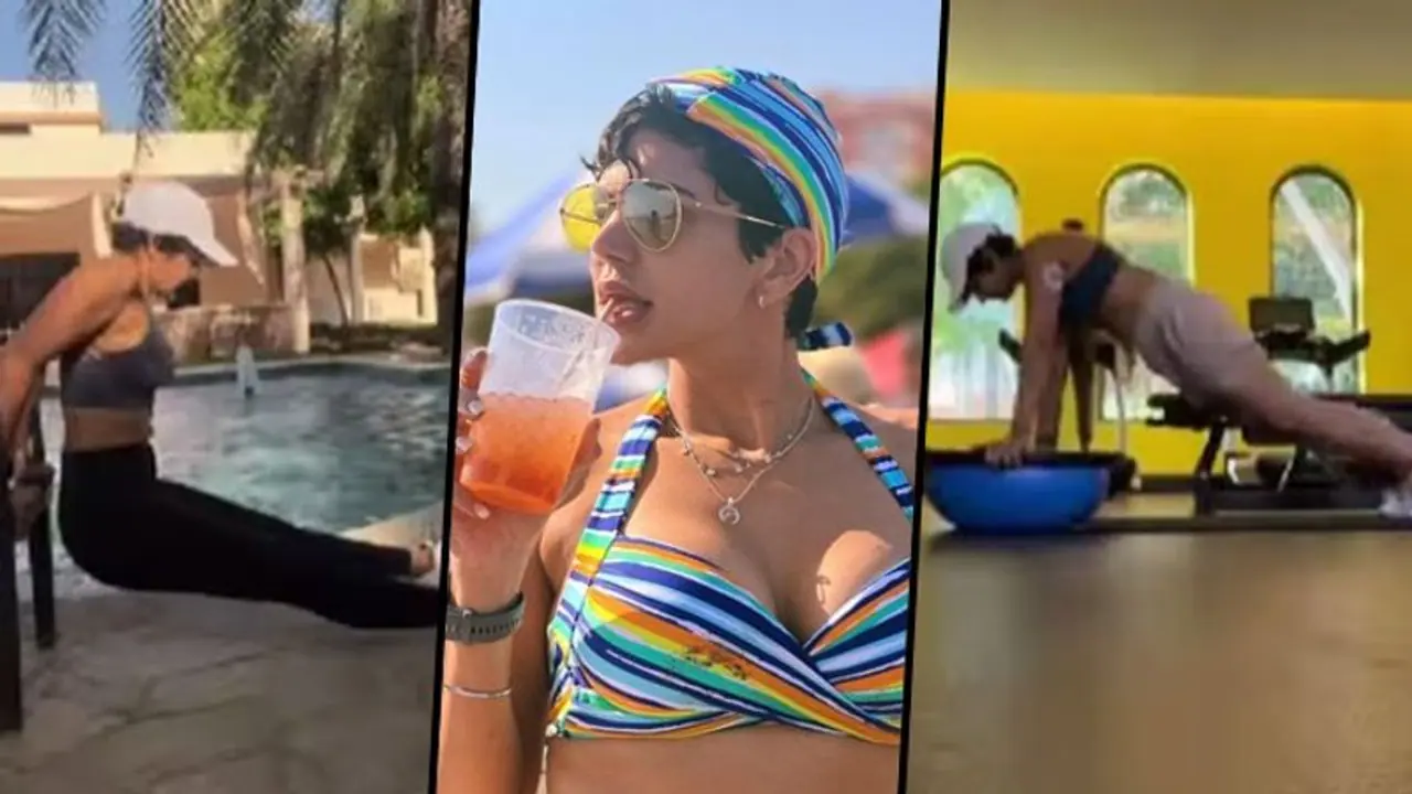 Monday Motivation: Mandira Bedi's workout videos will definitely inspire you to become fit Monday Motivation: Mandira Bedi's workout videos will definitely inspire you to become fit