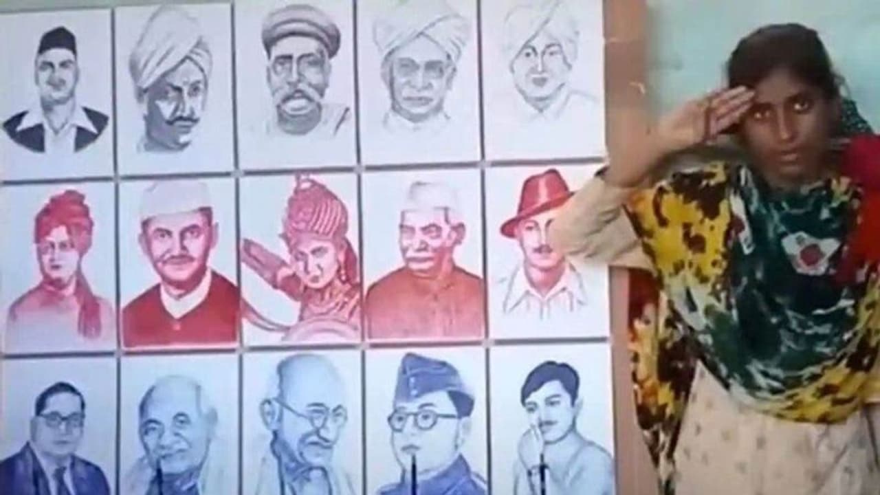 9वीं की छात्रा ने एक ही समय में 15 स्वतंत्रता सेनानियों का बनाया पोर्ट्रेट, आनंद महिंद्रा भी हुए हुनर के कायल