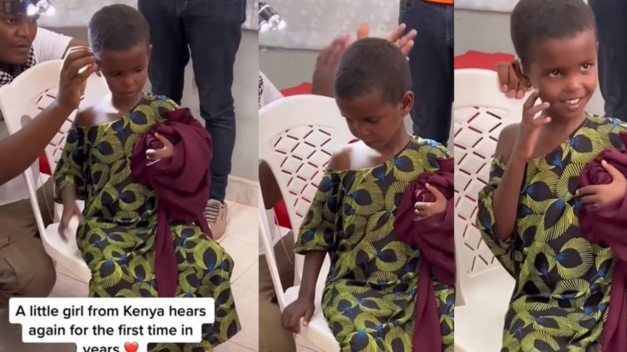 ಮೊದಲ ಬಾರಿ ಕೇಳಿಸಿಕೊಂಡ ಪುಟಾಣಿ... ಬಾಲಕಿಯ ರಿಯಾಕ್ಷನ್ ಹೇಗಿದೆ ನೋಡಿ