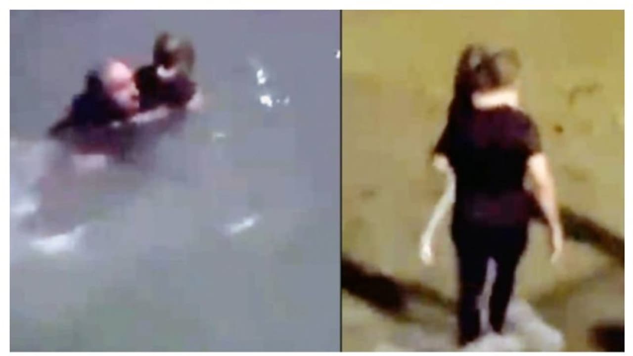 കൂട്ടുകാർക്കൊപ്പം കളിക്കുന്നതിനിടെ പാർക്കിലെ കുളത്തില്‍ വീണ് അഞ്ചു വയസ്സുകാരി; രക്ഷകനായി സ്വദേശി പൗരൻ