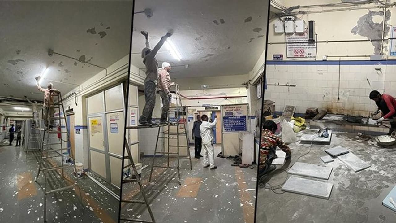 Gujarat hospital repaired, painted ahead of PM’s visit to meet Morbi tragedy injured; Congress shares pic