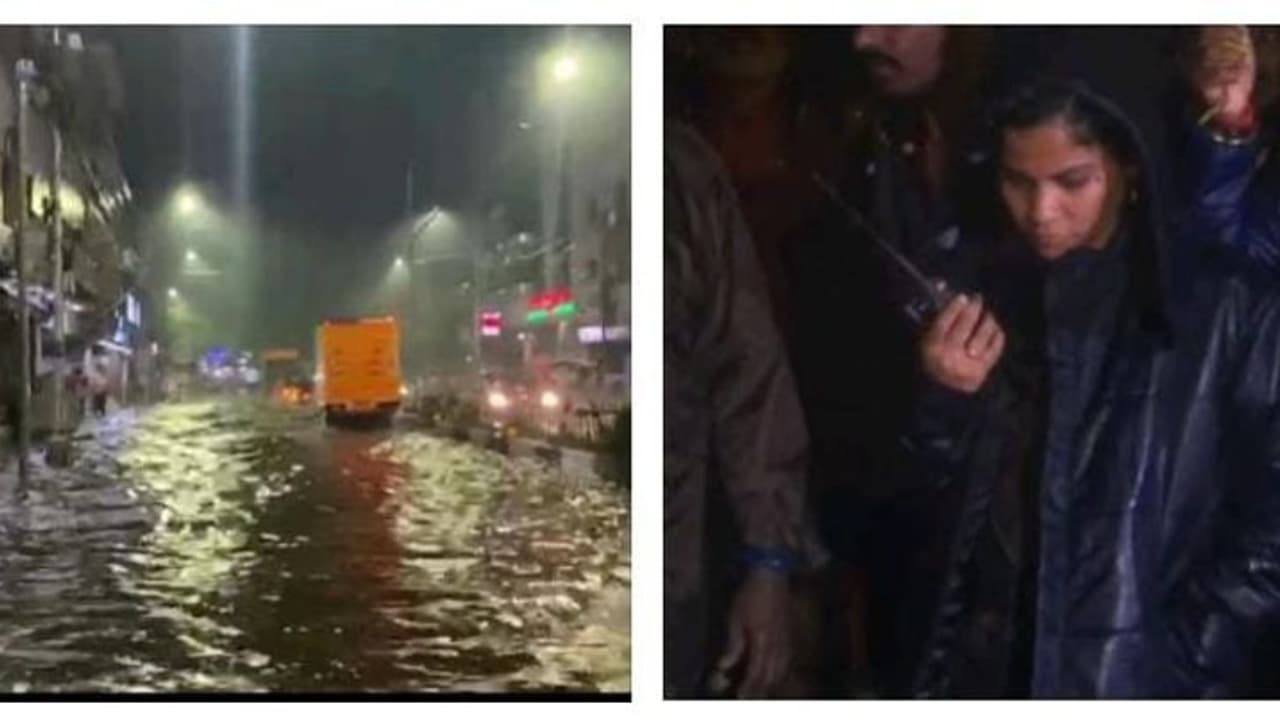 சென்னையில் இரவு முழுவதும் கொட்டி தீர்த்த மழை..! நள்ளிரவில் களத்தில் இறங்கி அதிரடி காட்டிய மேயர் பிரியா