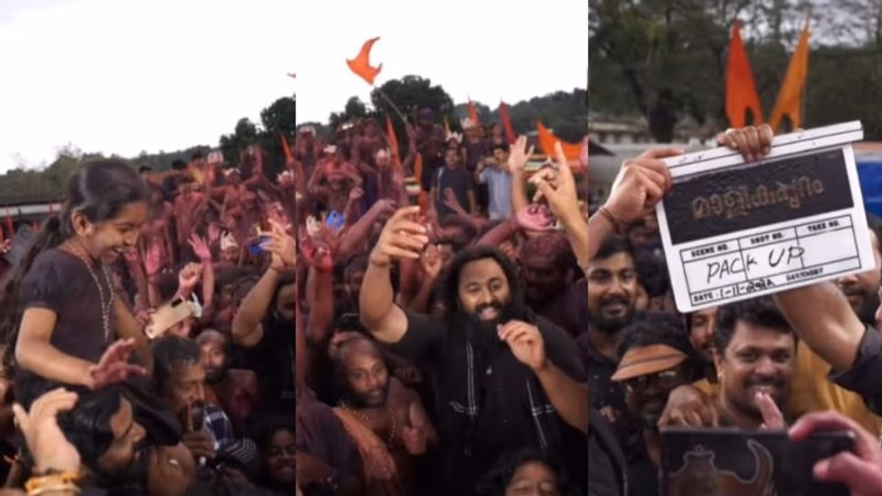 'മാളികപ്പുറ'ത്തിന് പാക്കപ്പ്; സഹപ്രവര്ത്തകര്ക്കൊപ്പം ചുവടുവച്ച് ഉണ്ണി മുകുന്ദന്: വീഡിയോ 'മാളികപ്പുറ'ത്തിന് പാക്കപ്പ്; സഹപ്രവര്ത്തകര്ക്കൊപ്പം ചുവടുവച്ച് ഉണ്ണി മുകുന്ദന്: വീഡിയോ