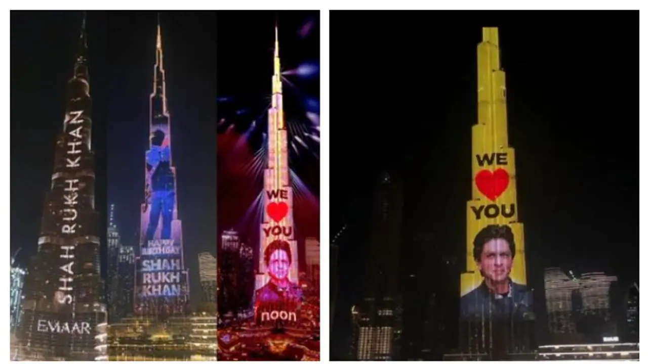 Shah Rukh Khan birthday : बुर्ज खलीफा पर लगातार चौंथी बार दिखी किंग खान की इमेज 