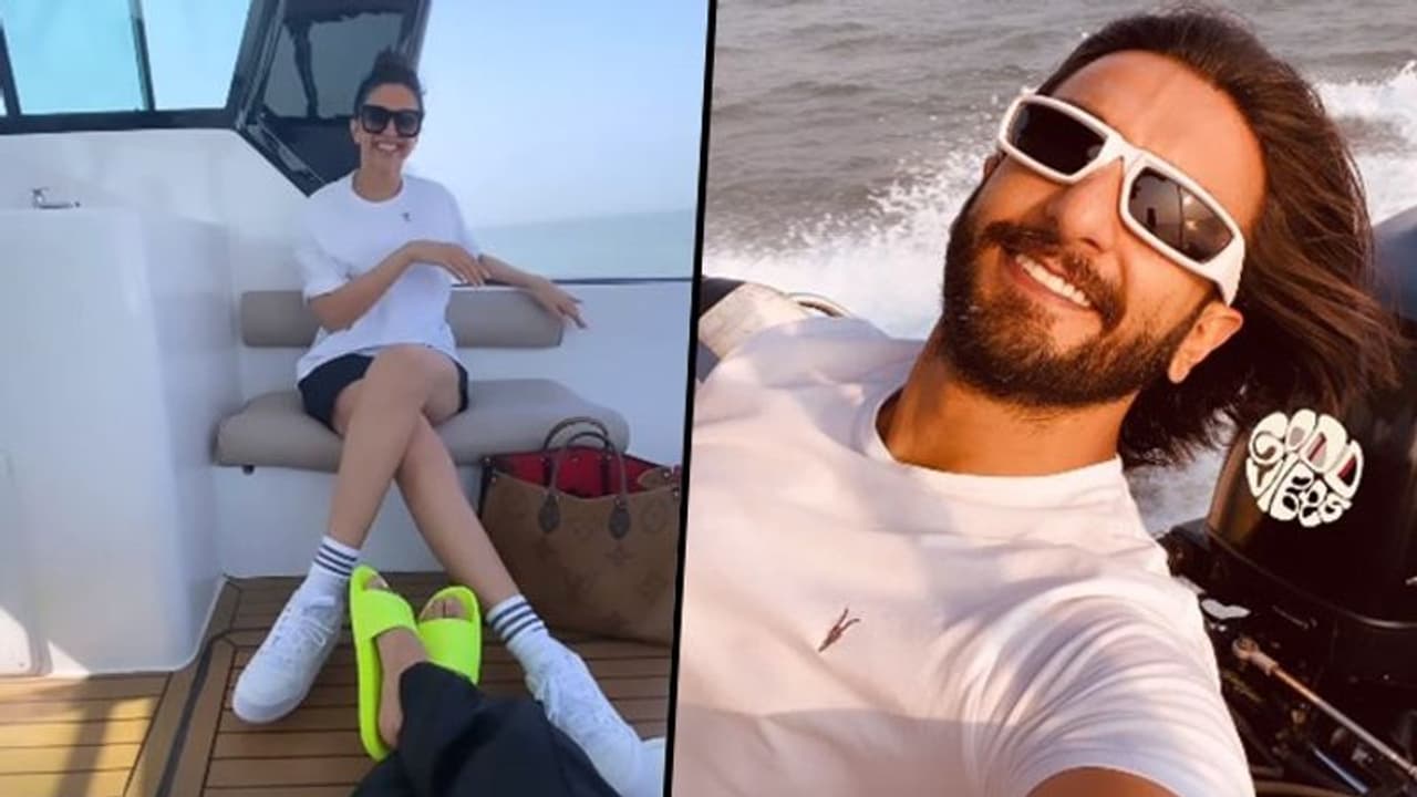 Video: Deepika Padukone, Ranveer Singh went for a romantic boat ride post Pathaan teaser release 