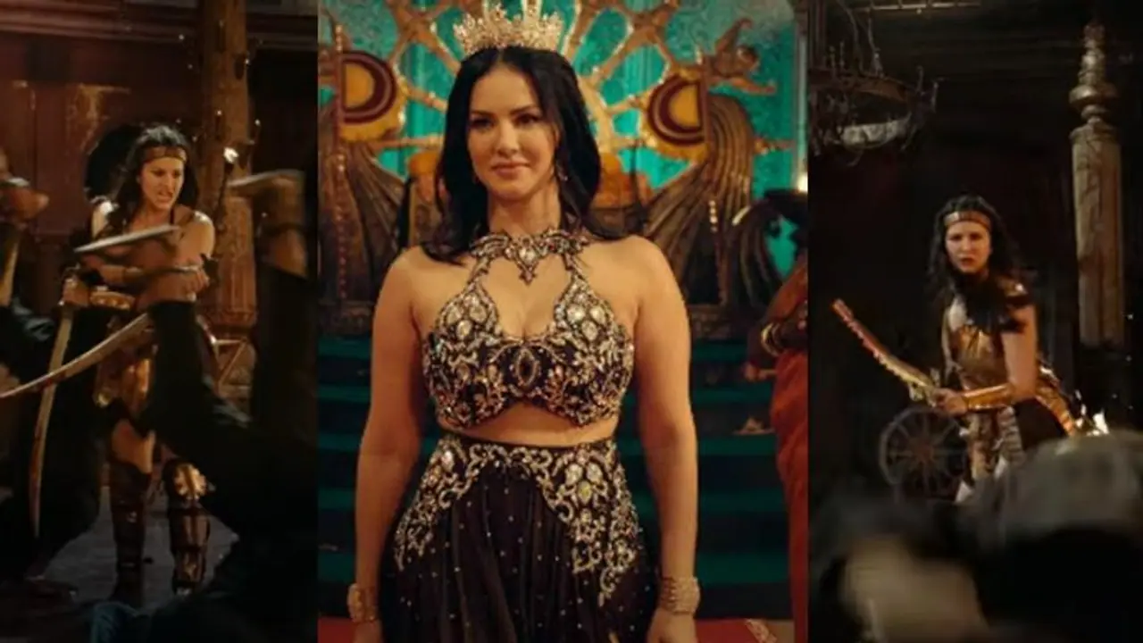 മാസും ഫൈറ്റുമായി സണ്ണി ലിയോൺ; ഭയപ്പെടുത്തി 'ഒ മൈ ഗോസ്റ്റ്' ട്രെയിലർ