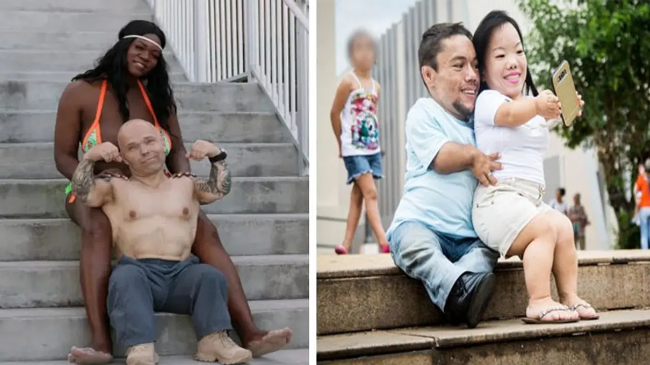 Weird Couples : कहीं पत्नी की कमर तक नहीं आता पति, कहीं खुद कुर्सी से छोटे पति पत्नी Weird Couples : कहीं पत्नी की कमर तक नहीं आता पति, कहीं खुद कुर्सी से छोटे पति पत्नी