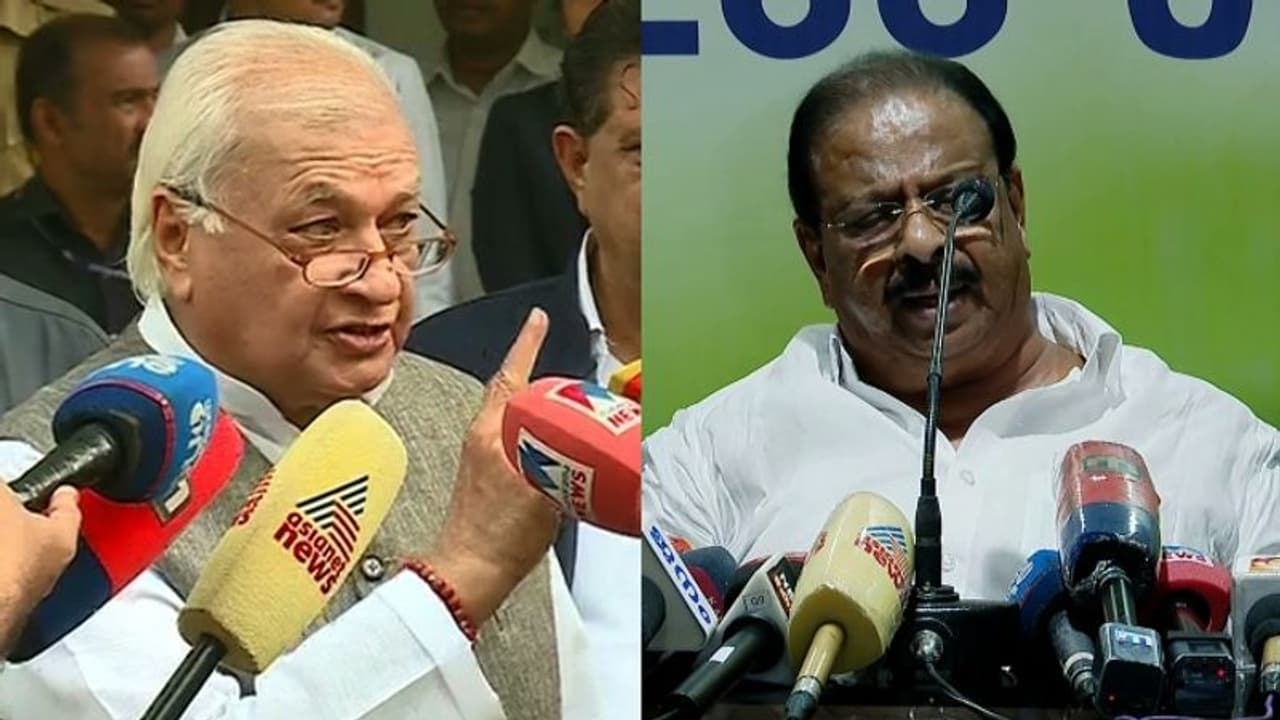 'ആർജവം ഉണ്ടെങ്കിൽ സർക്കാരിനെ പിരിച്ചുവിടാൻ ആവശ്യപ്പെടൂ'; ഗവർണർക്കൊപ്പമെന്ന് കെ.സുധാകരൻ 'ആർജവം ഉണ്ടെങ്കിൽ സർക്കാരിനെ പിരിച്ചുവിടാൻ ആവശ്യപ്പെടൂ'; ഗവർണർക്കൊപ്പമെന്ന് കെ.സുധാകരൻ