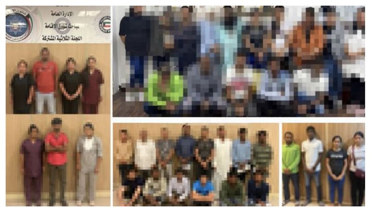 വിവിധ സ്ഥലങ്ങളില്‍ വ്യാപക പരിശോധന; 40 പ്രവാസികള്‍ പിടിയില്‍