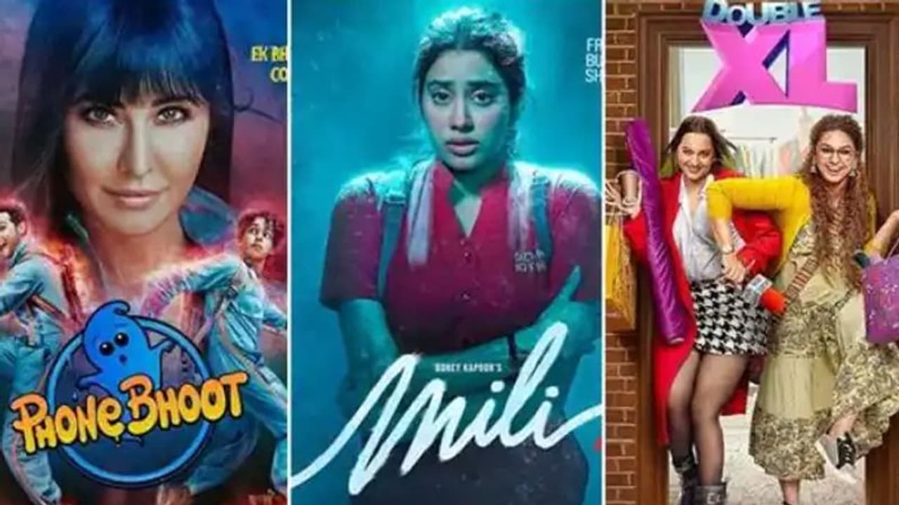 फोन भूत मिली और Double XL में होगी BOX OFFICE जबरदस्त भिंड़त, जानें कौन पड़ेगा किस पर भारी फोन भूत मिली और Double XL में होगी BOX OFFICE जबरदस्त भिंड़त, जानें कौन पड़ेगा किस पर भारी