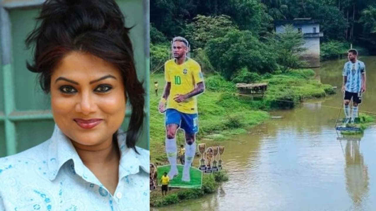 'കേരളത്തിന് അഭിമാനമല്ലേ, സന്തോഷം ഇല്ലാതാക്കരുത്': മെസി, നെയ്മർ കട്ടൗട്ടുകള്‍ മാറ്റരുതെന്ന് രഞ്ജിനി