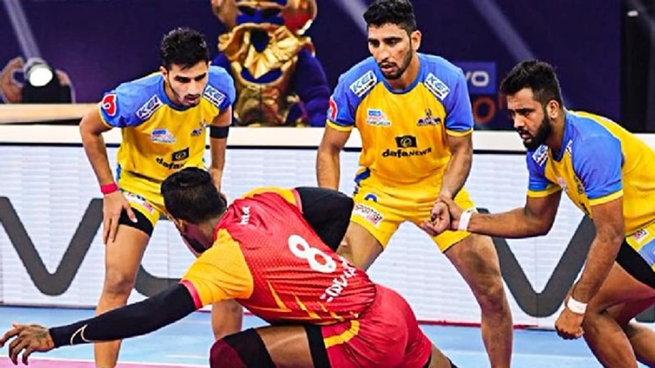 Pro Kabaddi League: ತೆಲುಗು ಟೈಟಾನ್ಸ್ಗೆ 10ನೇ ಸೋಲು..! Pro Kabaddi League: ತೆಲುಗು ಟೈಟಾನ್ಸ್ಗೆ 10ನೇ ಸೋಲು..!