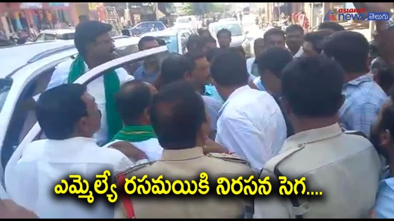 బిఆర్ఎస్ ఎమ్మెల్యే రసమయికి సొంత నియోజకవర్గంలో నిరసన సెగ...