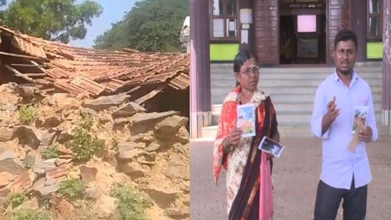 ಮಳೆಯಿಂದ ಮನೆ ಕುಸಿತ, ಪರಿಹಾರದಲ್ಲಿ ತಾರತಮ್ಯ: ದಯಾಮರಣಕ್ಕೆ ತಾಯಿ ಮಗ ಪತ್ರ ಮಳೆಯಿಂದ ಮನೆ ಕುಸಿತ, ಪರಿಹಾರದಲ್ಲಿ ತಾರತಮ್ಯ: ದಯಾಮರಣಕ್ಕೆ ತಾಯಿ ಮಗ ಪತ್ರ