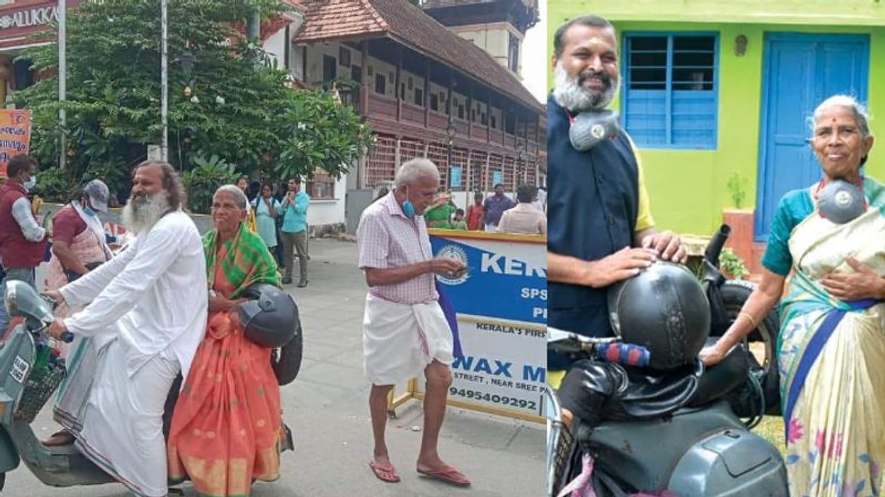 'പണമല്ല, അമ്മയുടെ സന്തോഷം വലുത്', ജോലി വിട്ട് അമ്മയെ രാജ്യം ചുറ്റാൻ ഇറങ്ങിയ മകൻ, യാത്ര തിരുവനന്തപുരത്ത് 'പണമല്ല, അമ്മയുടെ സന്തോഷം വലുത്', ജോലി വിട്ട് അമ്മയെ രാജ്യം ചുറ്റാൻ ഇറങ്ങിയ മകൻ, യാത്ര തിരുവനന്തപുരത്ത്