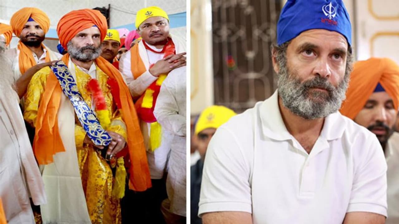 Bharat Jodo Yatra: गुरुपूरब पर गुरुद्वारे में मत्था टेकने पहुंचे राहुल गांधी 'जो बोले सो निहाल, सत श्री अकाल' Bharat Jodo Yatra: गुरुपूरब पर गुरुद्वारे में मत्था टेकने पहुंचे राहुल गांधी 'जो बोले सो निहाल, सत श्री अकाल'