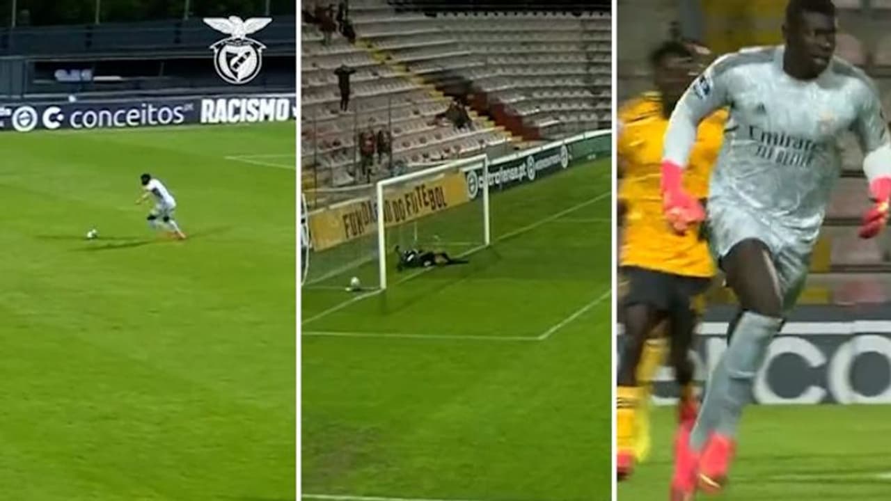 'Give Puskas award to Samuel Soares': Fans demand after Benfica B goalkeeper scores crazy goal from his box 'Give Puskas award to Samuel Soares': Fans demand after Benfica B goalkeeper scores crazy goal from his box