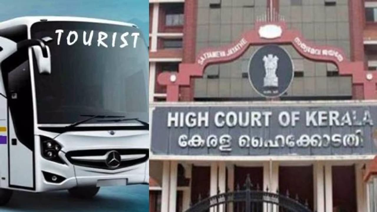 ഇരട്ട നികുതിയിൽ സ്റ്റേ ഇല്ല; അന്തർസംസ്ഥാന ബസുകൾ നികുതിയടയ്ക്കണം, കേരളത്തെ വിലക്കാതെ ഹൈക്കോടതി ഇരട്ട നികുതിയിൽ സ്റ്റേ ഇല്ല; അന്തർസംസ്ഥാന ബസുകൾ നികുതിയടയ്ക്കണം, കേരളത്തെ വിലക്കാതെ ഹൈക്കോടതി