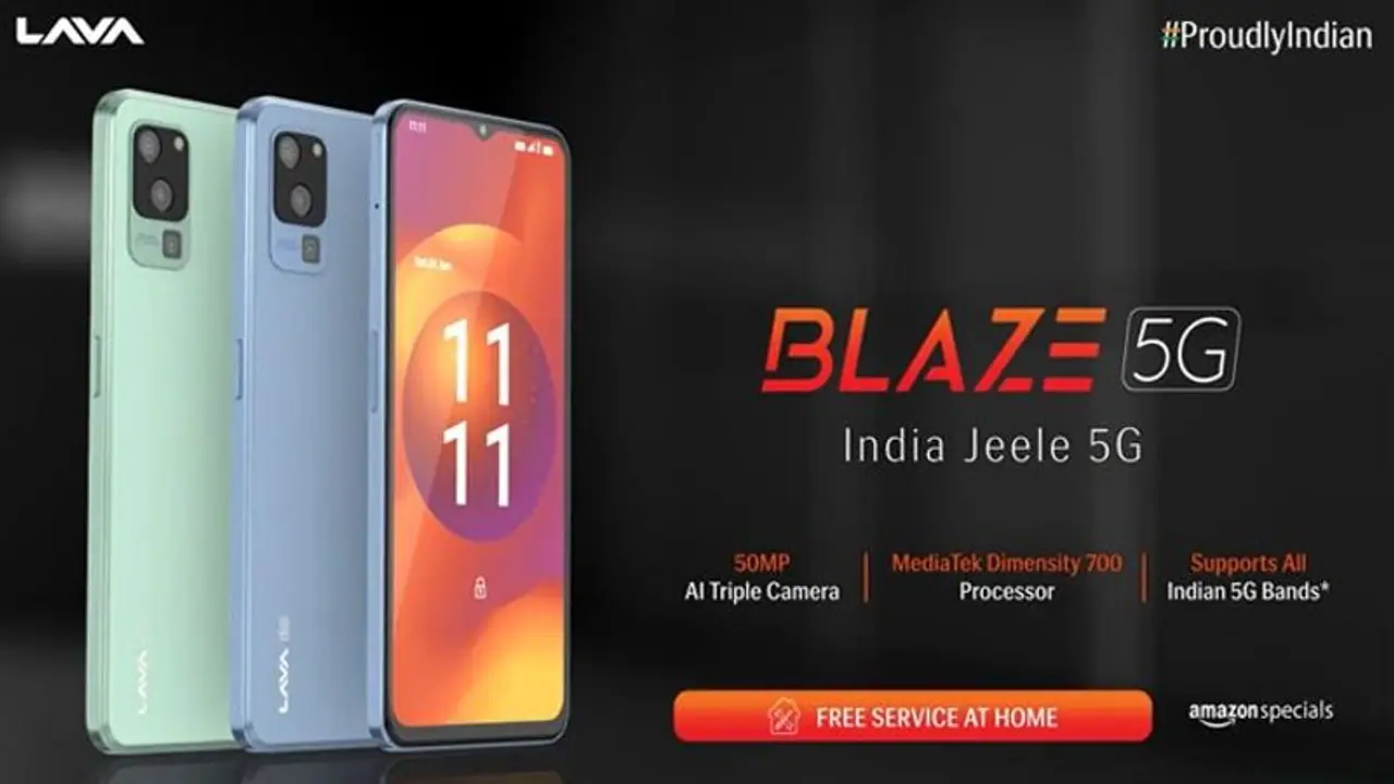 Lava Blaze 5G launched under Rs 10,000; From colours to specs, know it all