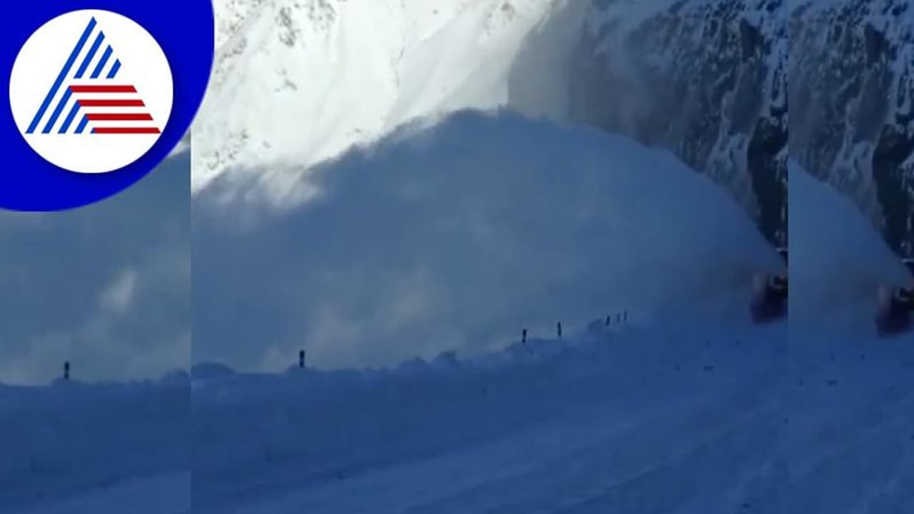 ಧುಮ್ಮಿಕ್ಕುವ ಜಲಪಾತವಲ್ಲ... ಹಿಮ ತೆರವು ಕಾರ್ಯದ ಮನಮೋಹಕ ದೃಶ್ಯ