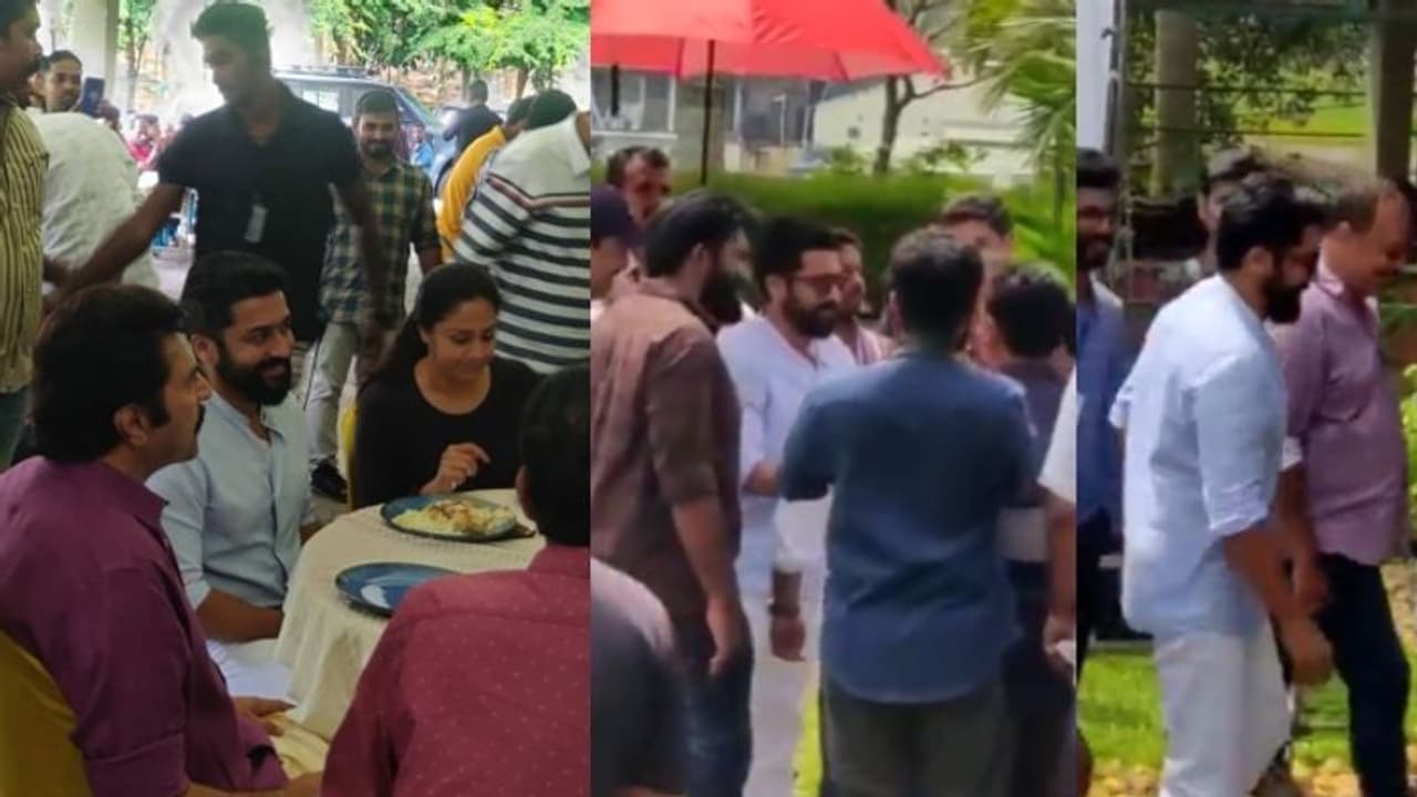 മെ​ഗാ സ്റ്റാറിന്റെ ലൊക്കേഷനിൽ 'നടിപ്പിൻ നായകൻ'; 'കാതൽ' സെറ്റിലെത്തി സൂര്യ