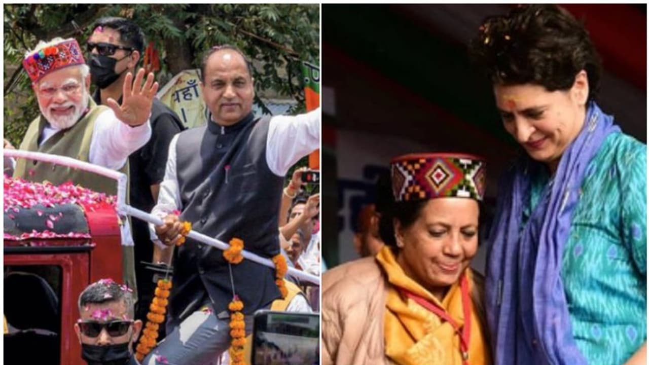 ഹിമാചൽ ഇഞ്ചോടിഞ്ച്, ബിജെപിക്ക് നേരിയ മുൻതൂക്കം, കോൺഗ്രസ് കുതിക്കും, ആപ്പ് ചലനമുണ്ടാക്കില്ല, എബിപി സീ സർവെ ഫലം