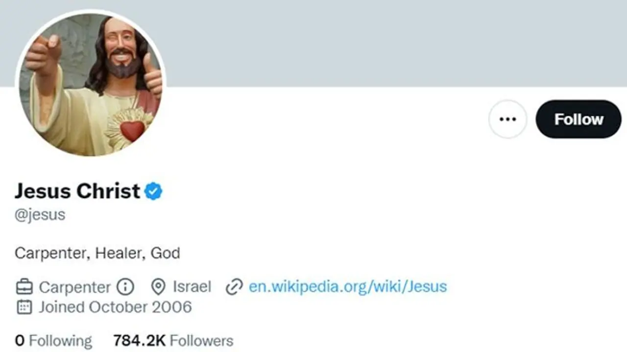 Twitter goes berserk after Jesus Christ gets a Blue Tick Twitter goes berserk after Jesus Christ gets a Blue Tick