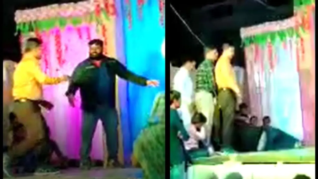 साली की शादी में नाचते नाचते जीजा की मौत: 30 सेकंड में खुशियों के बीच महफिल में फैला मातम, देखे शॉकिंग video साली की शादी में नाचते नाचते जीजा की मौत: 30 सेकंड में खुशियों के बीच महफिल में फैला मातम, देखे शॉकिंग video