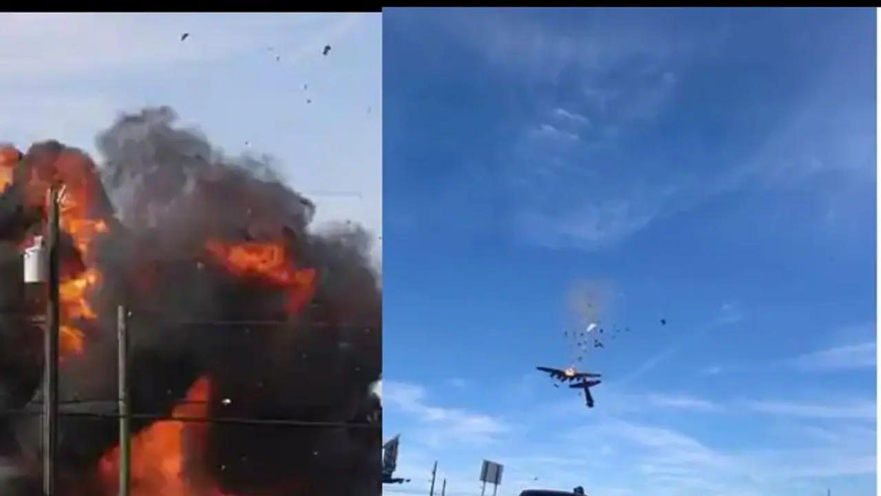 Dallas Air Show: ಪರಸ್ಪರ ಡಿಕ್ಕಿ ಹೊಡೆದುಕೊಂಡ 2ನೇ ಮಹಾಯುದ್ಧ ಕಾಲದ ವಿಮಾನಗಳು: 6 ಜನರ ಸಾವು..?