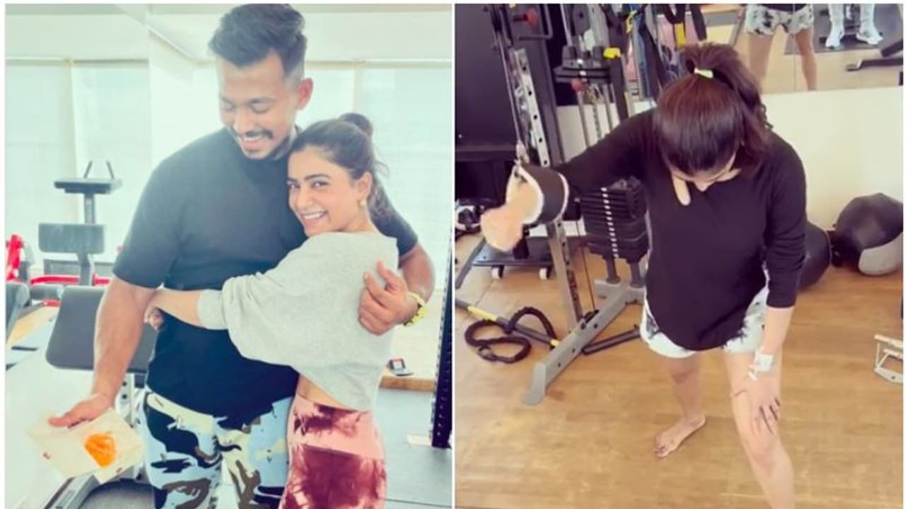 ಜಿಮ್ ಟ್ರೈನರ್ ತಬ್ಬಿಕೊಂಡು ಭಾವುಕ ಪೋಸ್ಟ್ ಶೇರ್ ಮಾಡಿದ ನಟಿ ಸಮಂತಾ