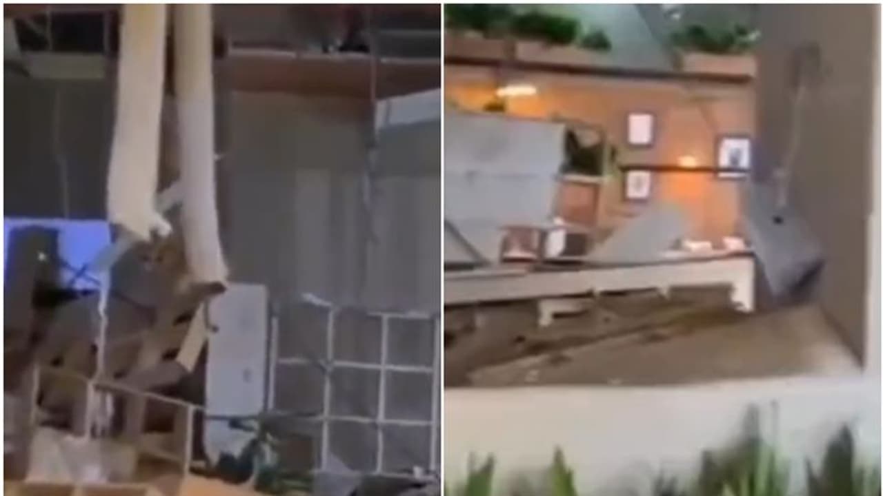 റെസ്റ്റോറന്റിന്റെ മേല്ക്കൂര തകര്ന്നുവീണ് ഒരാള്ക്ക് പരിക്ക് റെസ്റ്റോറന്റിന്റെ മേല്ക്കൂര തകര്ന്നുവീണ് ഒരാള്ക്ക് പരിക്ക്