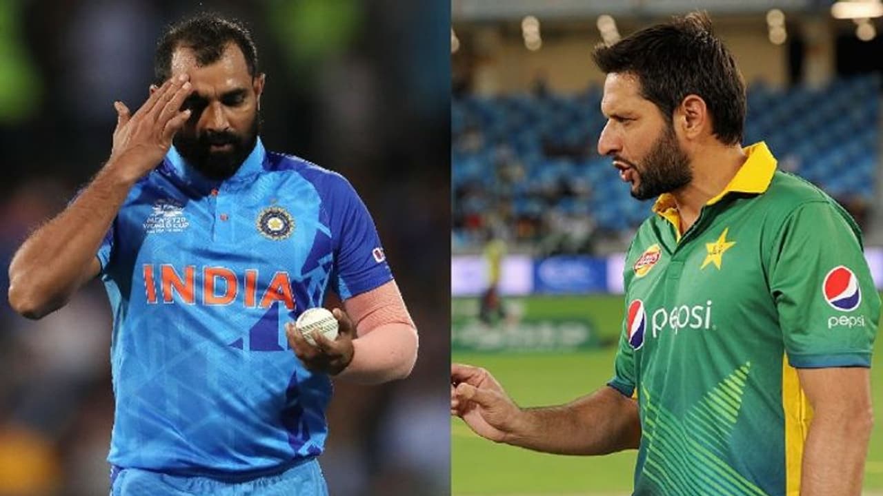 'അയല്ക്കാര്ക്കിടയില് വെറുപ്പ് പടര്ത്തരുത്', മുഹമ്മദ് ഷമിയുടെ 'കര്മ്മ' ട്വീറ്റിനെതിരെ ആഞ്ഞടിച്ച് അഫ്രീദി 'അയല്ക്കാര്ക്കിടയില് വെറുപ്പ് പടര്ത്തരുത്', മുഹമ്മദ് ഷമിയുടെ 'കര്മ്മ' ട്വീറ്റിനെതിരെ ആഞ്ഞടിച്ച് അഫ്രീദി