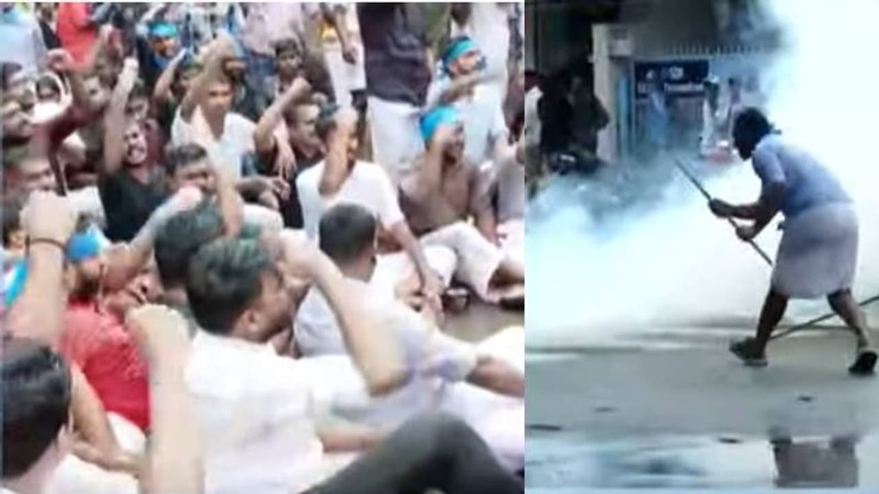 കെഎസ്യു സെക്രട്ടേറിയറ്റ് മാർച്ചിൽ സംഘർഷം, പൊലീസ് ജലപീരങ്കി പ്രയോഗിച്ചു, പിരിഞ്ഞ് പോകാതെ പ്രവർത്തകർ കെഎസ്യു സെക്രട്ടേറിയറ്റ് മാർച്ചിൽ സംഘർഷം, പൊലീസ് ജലപീരങ്കി പ്രയോഗിച്ചു, പിരിഞ്ഞ് പോകാതെ പ്രവർത്തകർ