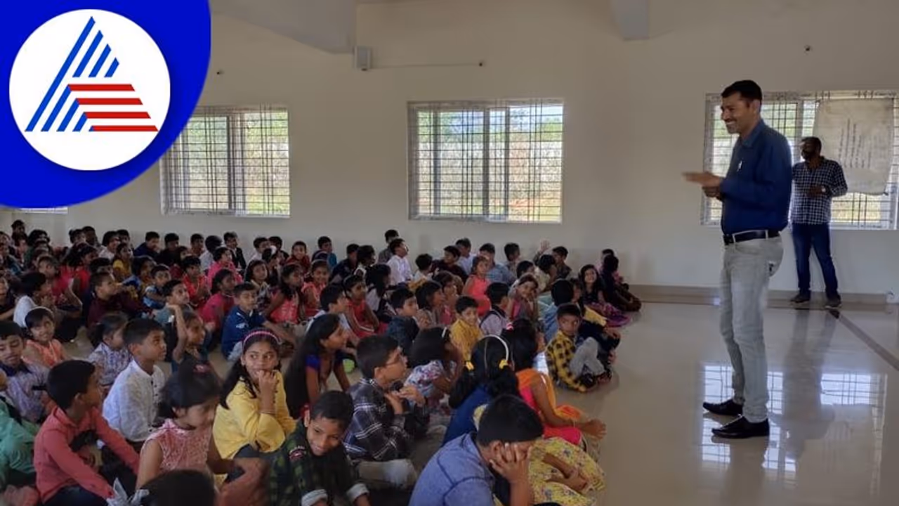 Davanagere: ವಿಶೇಷ ರೀತಿಯಲ್ಲಿ ಮಕ್ಕಳ ದಿನಾಚರಣೆ ಆಚರಿಸಿದ ಪೊಲೀಸ್ ಪಬ್ಲಿಕ್ ಶಾಲೆ