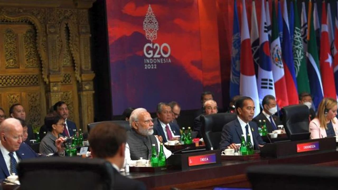 G20 Summit:உக்ரைனில் போர் நிறுத்தம் தேவை:இன்றைய உரத் தட்டுப்பாடு நாளைய உணவுச் சிக்கல்: பிரதமர் மோடி பேச்சு 