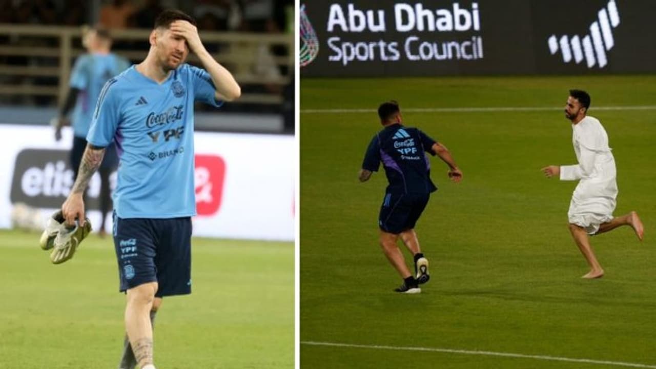 മെസി പരിശീലനം ആരംഭിച്ചു; ഇതിഹാസ താരത്തെ തൊടാന്‍ ആരാധകന്‍ ഗ്രൗണ്ടിലേക്ക് വീഡിയോ കാണാം
