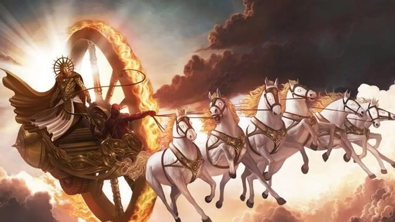 சூரியனுக்கு முன்னால் ஓடும் இந்த 7 வெண்மைக் குதிரைகள் ஓவியத்தில் இவ்வளவு விஷயங்கள் இருக்கா..? சூரியனுக்கு முன்னால் ஓடும் இந்த 7 வெண்மைக் குதிரைகள் ஓவியத்தில் இவ்வளவு விஷயங்கள் இருக்கா..?