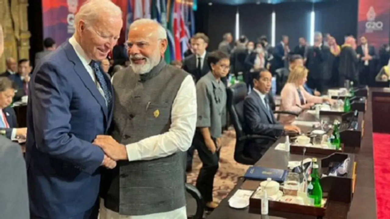 G 20 Summit: ಪ್ರಧಾನಿ ಮೋದಿಗೆ ಹಸ್ತಲಾಘವ ಮಾಡಲು ಹಿಂದೆ ಹಿಂದೆ ಬಂದ ಅಮೆರಿಕ ಅಧ್ಯಕ್ಷ ಜೋ ಬೈಡೆನ್‌: ವಿಡಿಯೋ ನೋಡಿ..