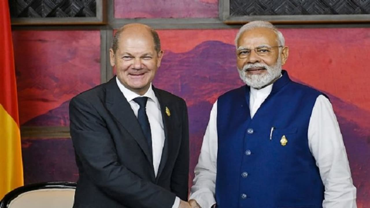 G20 Summit: PM Modi holds bilateral talks with German Chancellor Olaf Scholz G20 Summit: PM Modi holds bilateral talks with German Chancellor Olaf Scholz