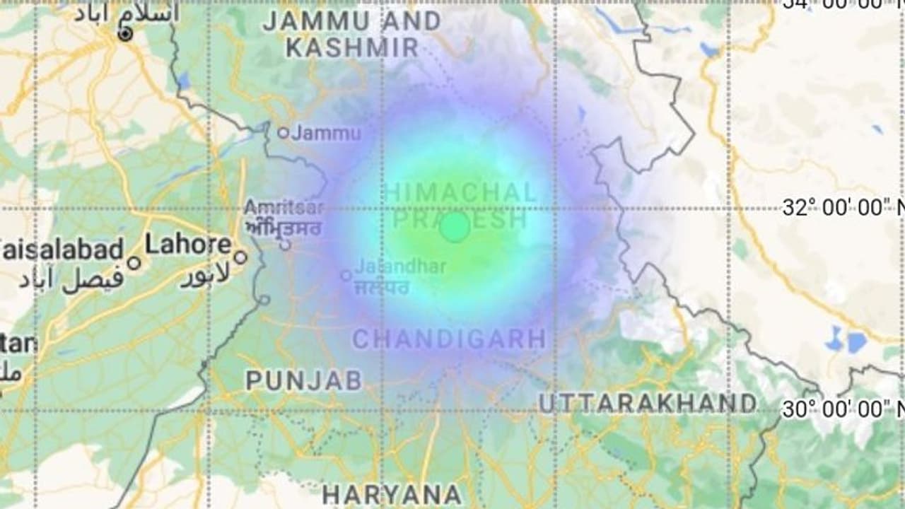 हिमाचल प्रदेश में आया 4.1 तीव्रता का भूकंप, मंडी, कांगड़ा और आसपास के क्षेत्रों में महसूस हुए झटके हिमाचल प्रदेश में आया 4.1 तीव्रता का भूकंप, मंडी, कांगड़ा और आसपास के क्षेत्रों में महसूस हुए झटके