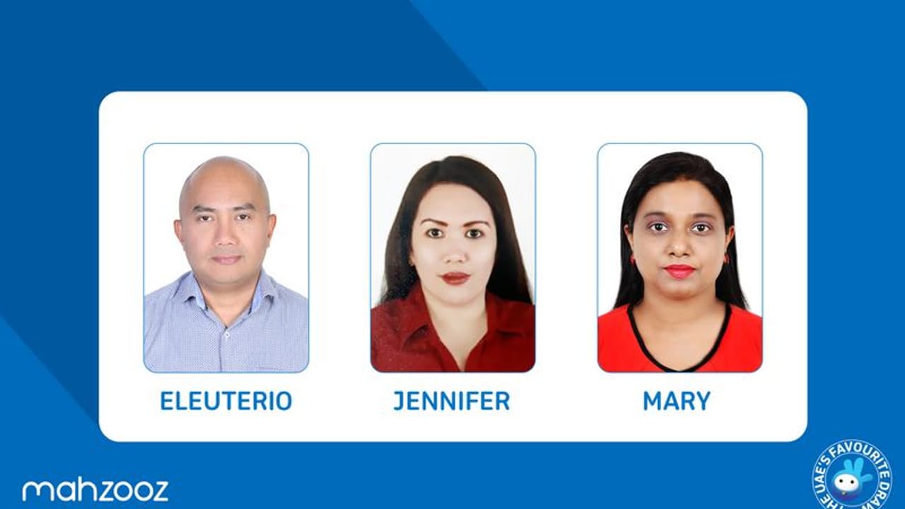 സമ്മാനം കിട്ടിയ പണത്തിലൊരു പങ്ക് ജീവകാരുണ്യ പ്രവര്ത്തനങ്ങള്ക്കായി മാറ്റിവെച്ച് മഹ്സൂസ് വിജയികള് സമ്മാനം കിട്ടിയ പണത്തിലൊരു പങ്ക് ജീവകാരുണ്യ പ്രവര്ത്തനങ്ങള്ക്കായി മാറ്റിവെച്ച് മഹ്സൂസ് വിജയികള്