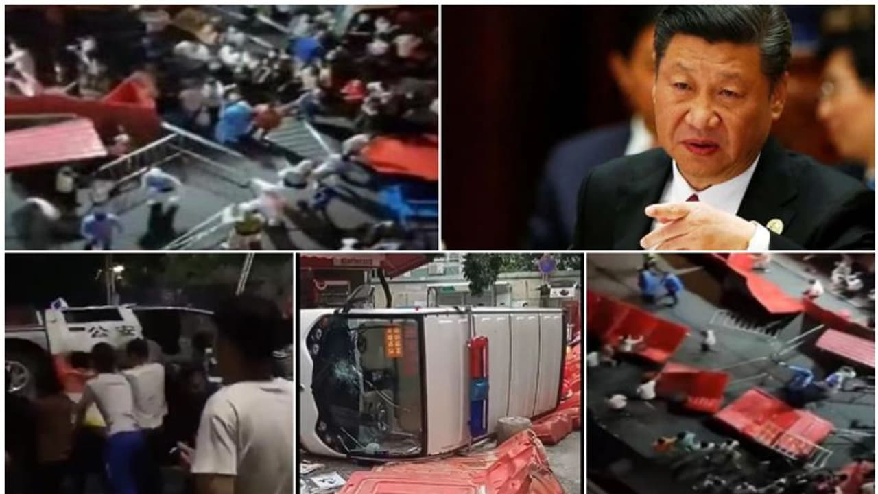 ഒരു ദിനം 6000 കൊവിഡ് രോഗികൾ, നിയന്ത്രണം കടുപ്പിച്ച് ചൈന; പ്രതിഷേധം, തെരുവിൽ അക്രമം, ബലംപ്രയോഗിച്ച് ഭരണകൂടം ഒരു ദിനം 6000 കൊവിഡ് രോഗികൾ, നിയന്ത്രണം കടുപ്പിച്ച് ചൈന; പ്രതിഷേധം, തെരുവിൽ അക്രമം, ബലംപ്രയോഗിച്ച് ഭരണകൂടം