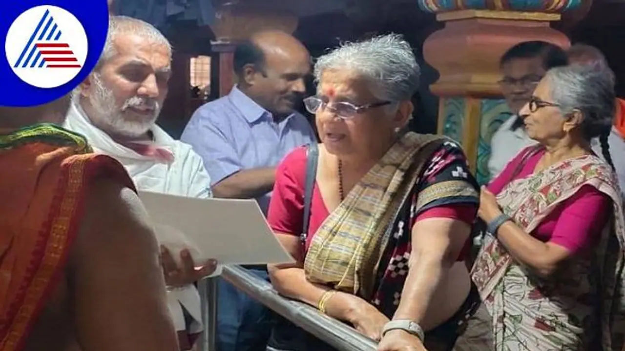 ರಾಯಚೂರು ಜಿಲ್ಲೆಯ ವಿವಿಧ ದೇವಸ್ಥಾನಗಳಿಗೆ ಸುಧಾಮೂರ್ತಿ ಭೇಟಿ