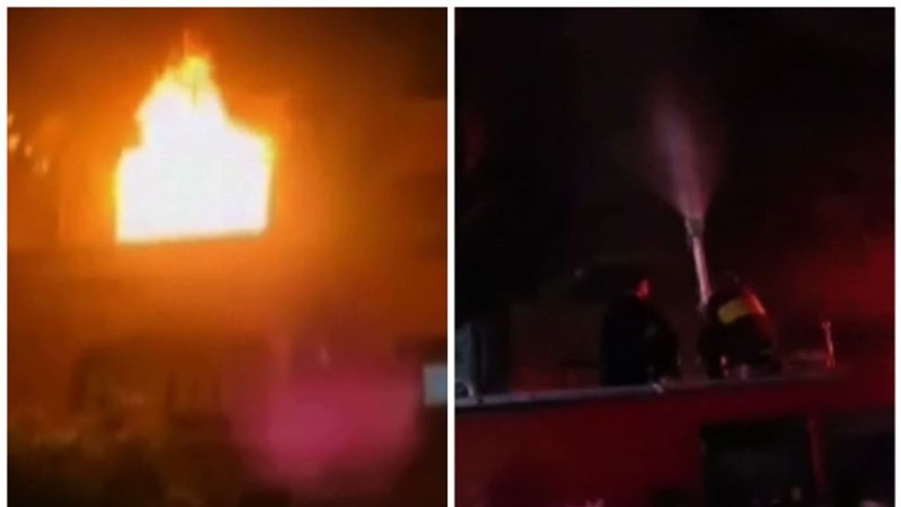 ​​ഗാസയിൽ തീപിടിത്തം, 10കുട്ടികൾ ഉൾപ്പെടെ 21 മരണം